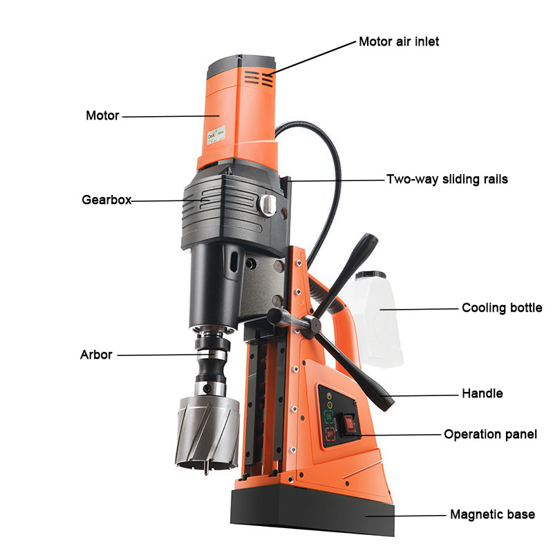 CHTOOLS Factory Direct DX-120 Tool Holder MT4 أفضل مثقاب مغناطيسي